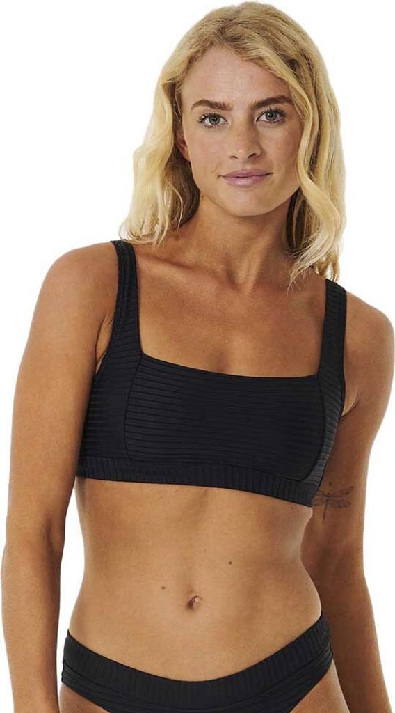 Rip Curl Premium Surf D-dd Crop Bikinioberteil Schwarz XS Frau Schwarz XS