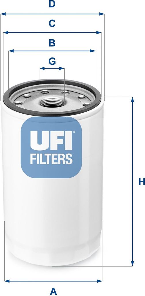 UFI Hydraulikfilter Lenkung 80.043.00 für FIAT 94 181 180,5mm 108mm