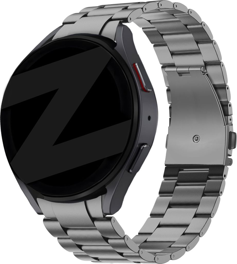 Bandz Titan-Gliederarmband Galaxy Watch 7 (40 & 44 mm) / Watch 6 (Classic) / Watch 5 (Pro) / Watch 4 (Classic) / Watch FE – Titanmaterial – Ent...