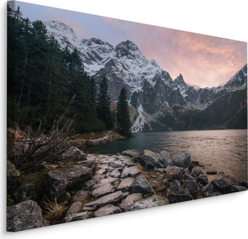Stampa su Tela Montagne 70x50 Paesaggio Natura - Emozioni XXL