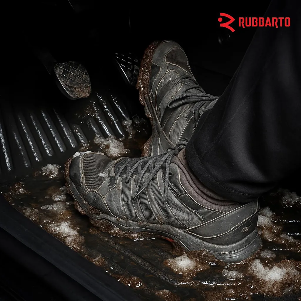 Tappetini in gomma per auto, set da 4, universali per: Lexus ES VII berlina (2017