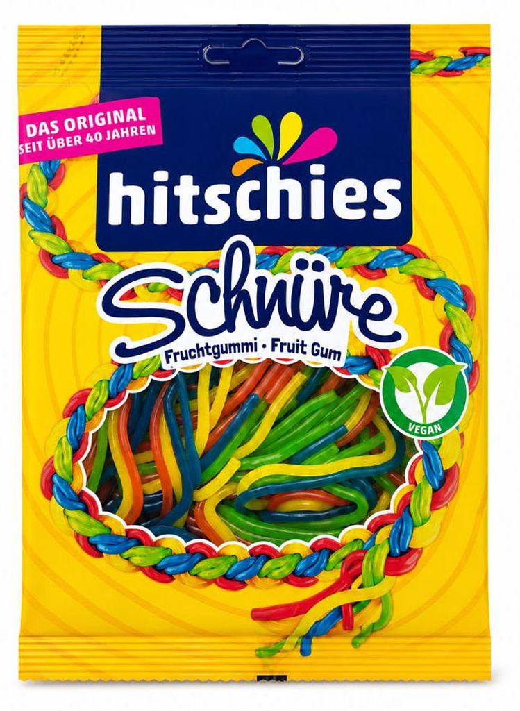 Hitschies Schnüre, Fruchtgummi 125g Produktbild 