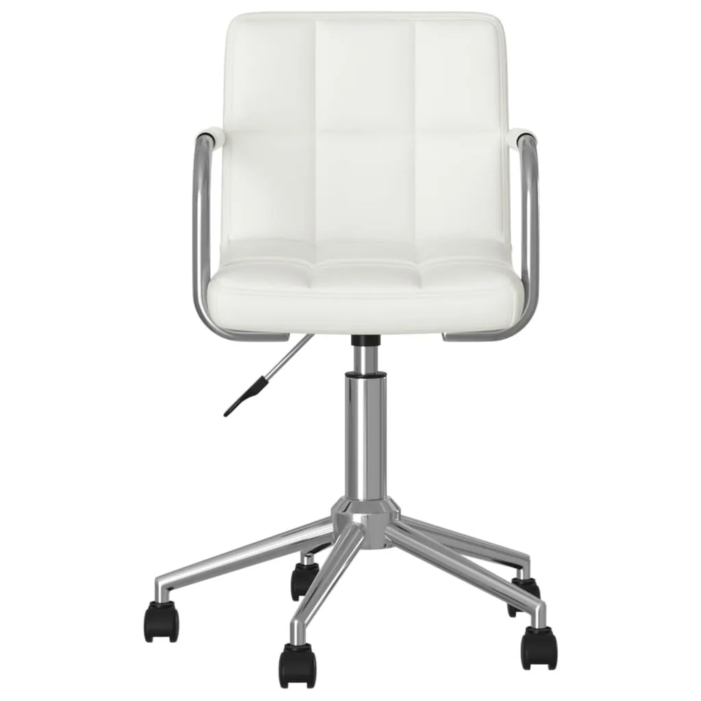 Sogni in Bianco: Sedia Girevole SYFAX™ in Pelle Finta per il Tuo Relax