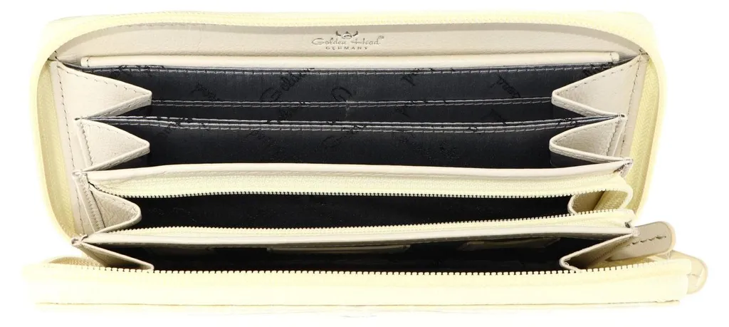 Porte-monnaie Cuir Cayenne RFID Protect Beige Édition Limitée 2820 RV - 3