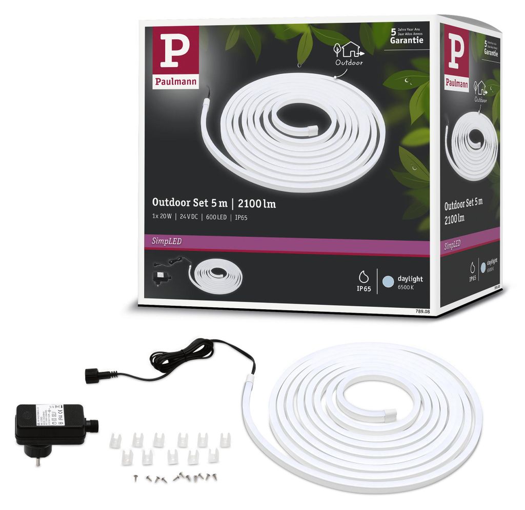Paulmann SimpLED LED Strip Outdoor Komplettset Produktbild 