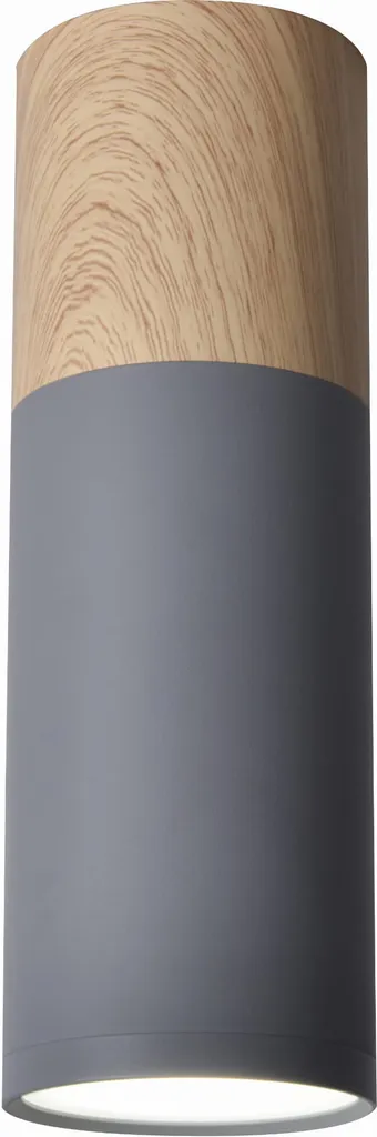 Spot TUBA Candellux en aluminium gris-marron 15W - Luminaire design