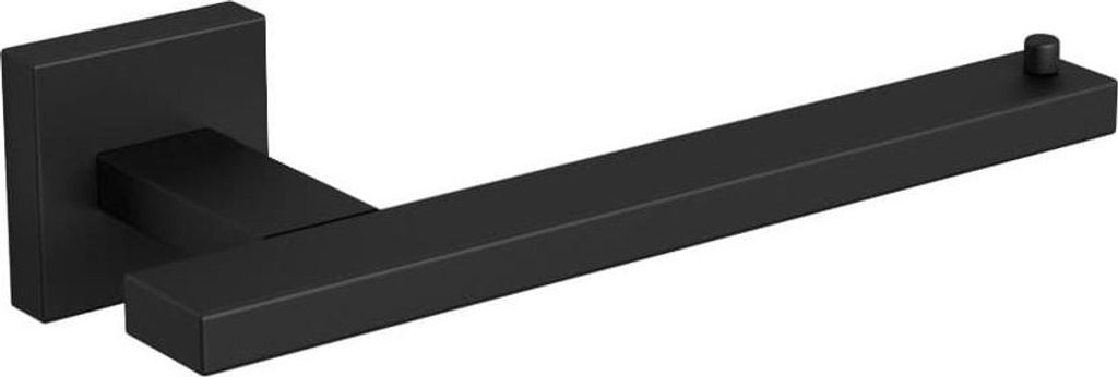BB BWAY Toilettenpapierhalter, schwarz matt