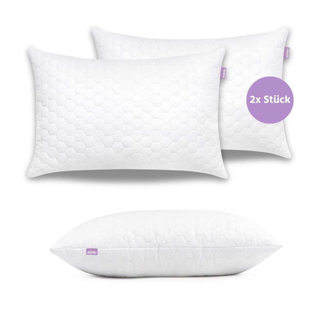 2er set Microfaser Kopfkissen 40 x 60 cm | Allergiker geeignet