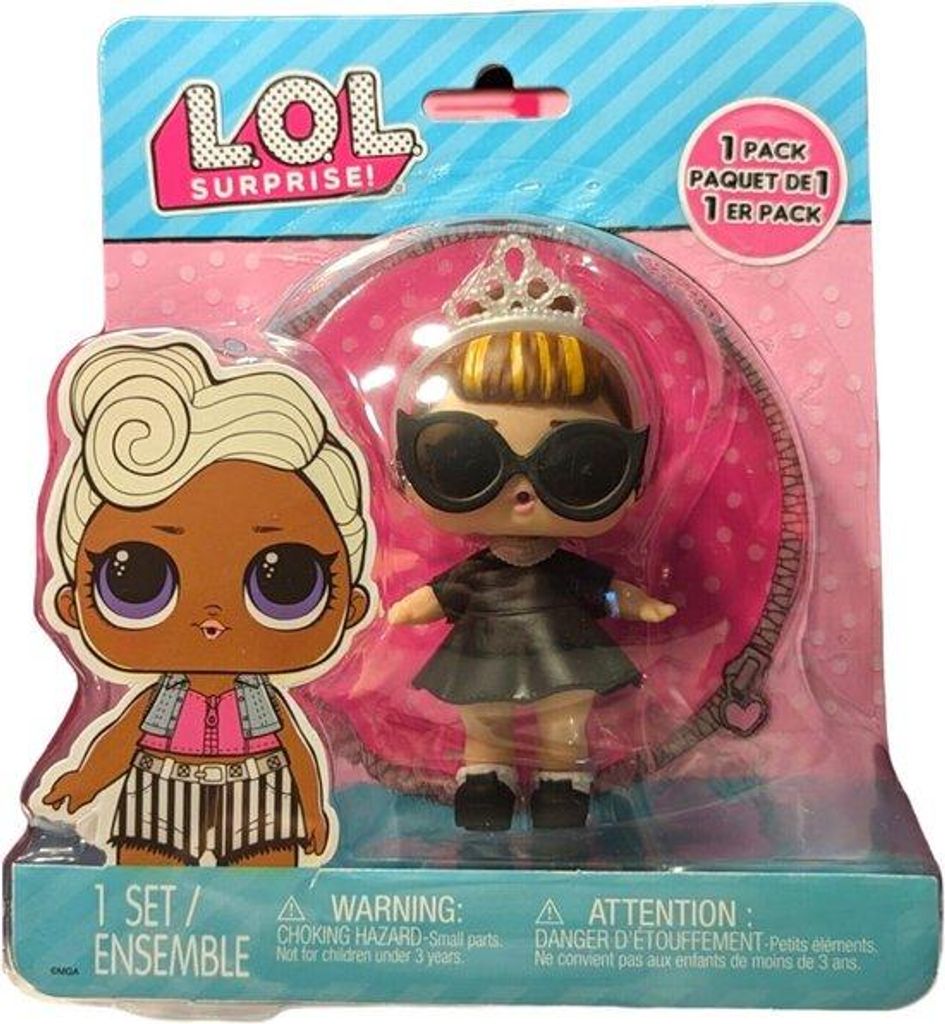 L.O.L. Surprise Baby Doll Figur - Sammelfigur - 8 cm - Schwarz - Rette sie alle