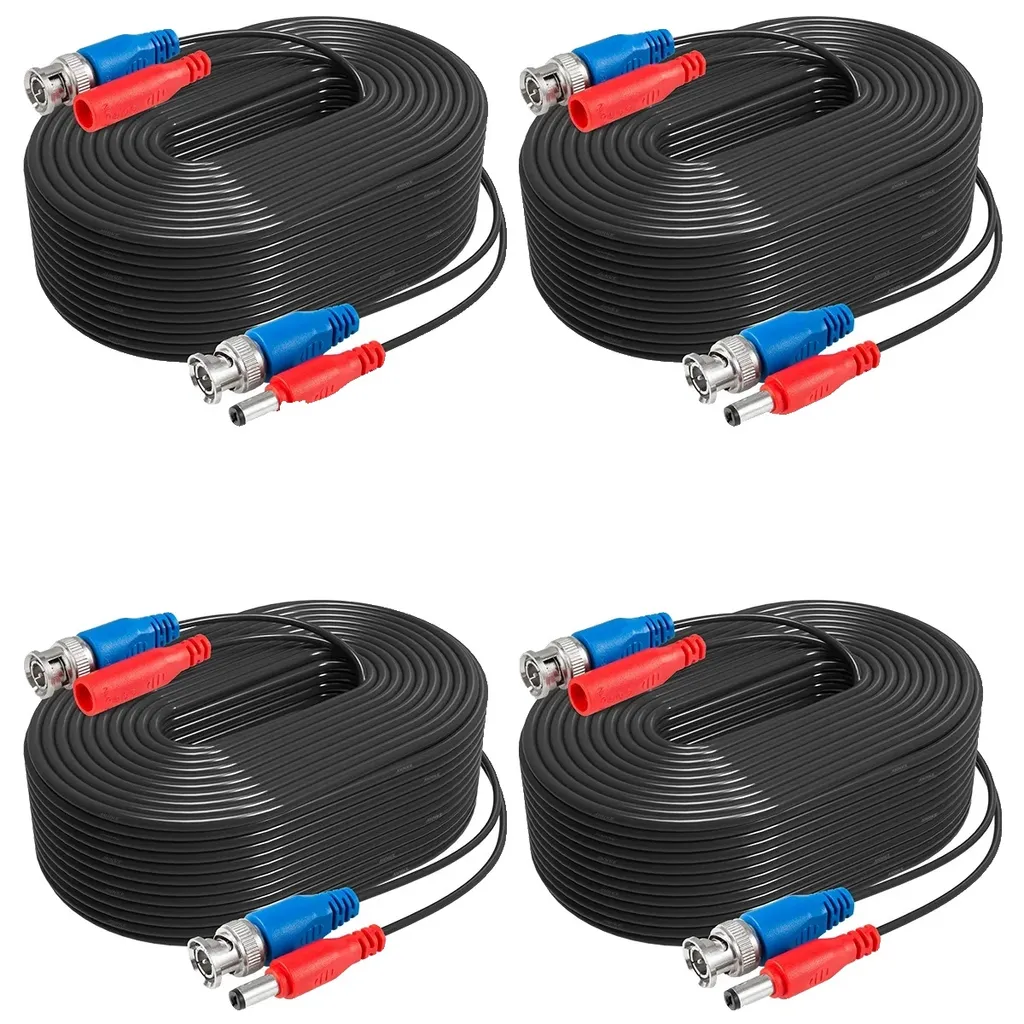 Cavo CCTV 30 Metri BNC + DC Alimentazione - Pronto all'Uso DVR