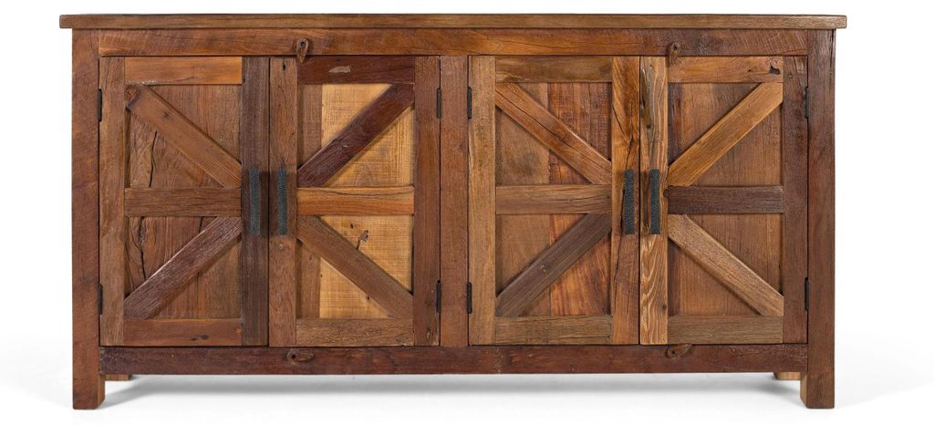 Sideboard „Nasville“ aus recyceltem Holz, 90 cm x 180 cm x 40 cm Giner y Colomer