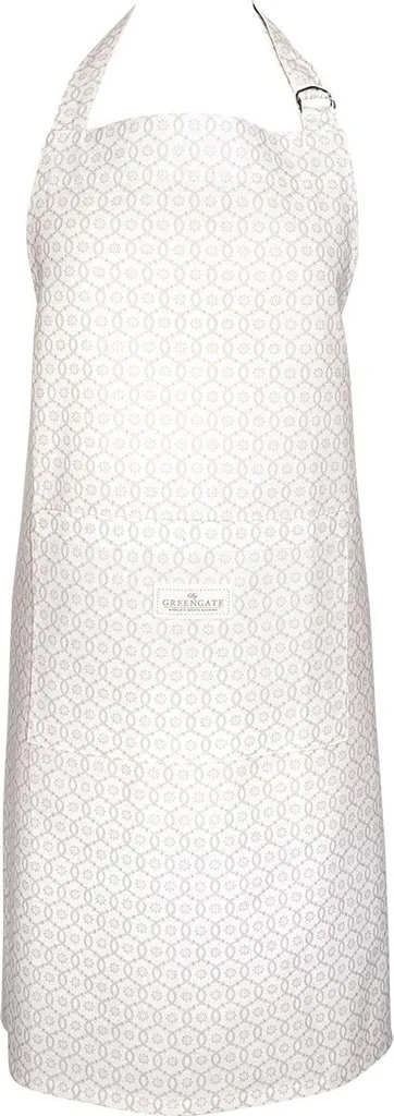 Greengate Grembiule Bianco Sina Cotone - Protezione Cucina con Stile