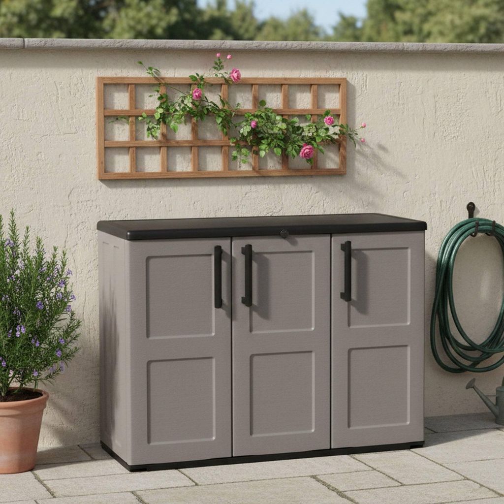 Darmellin Outdoor-Garderobe, Mehrzweck-Balkonschrank, Produktbild 