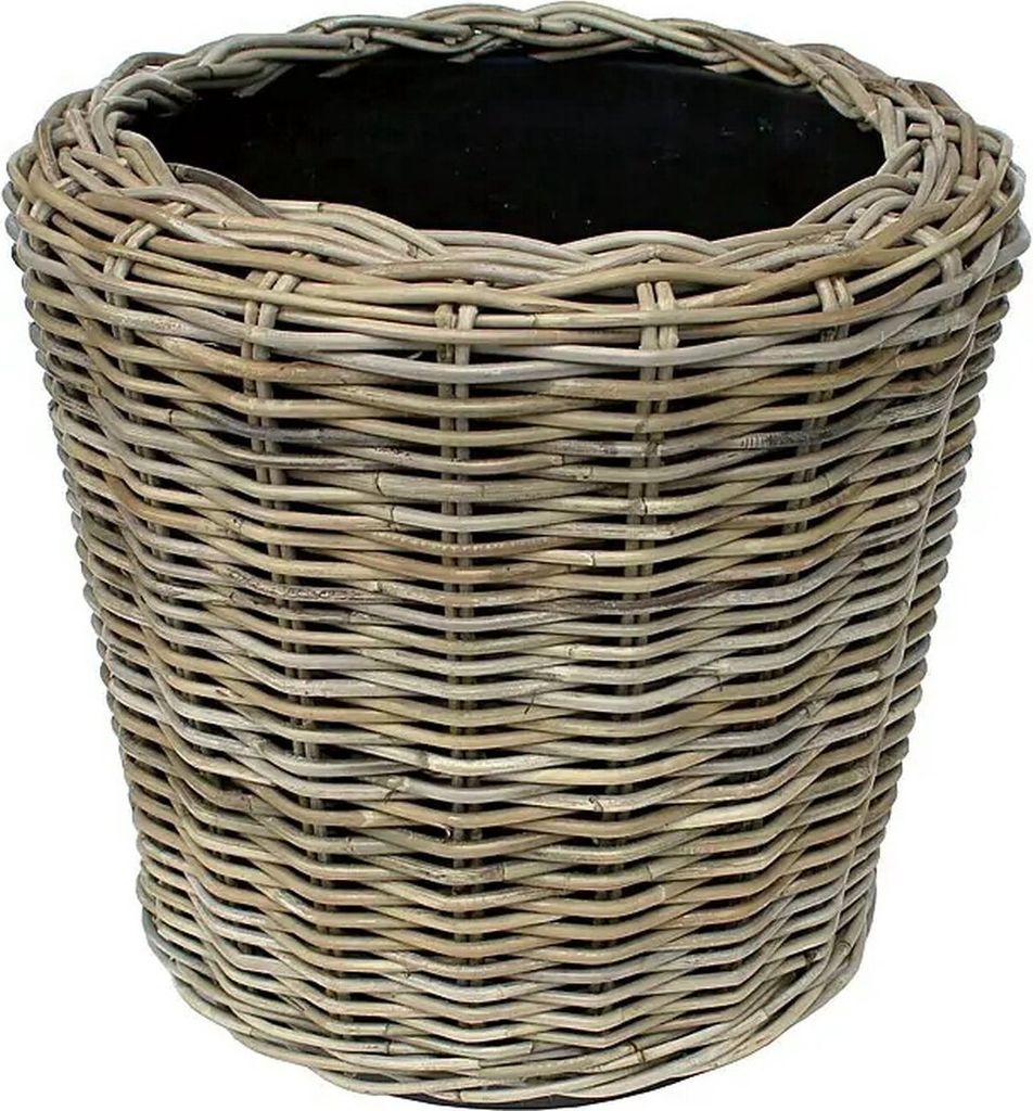 Rattanowa doniczka Drypot - ø 39 x 36 cm - Sadzarka z Zdjęcie produktu 