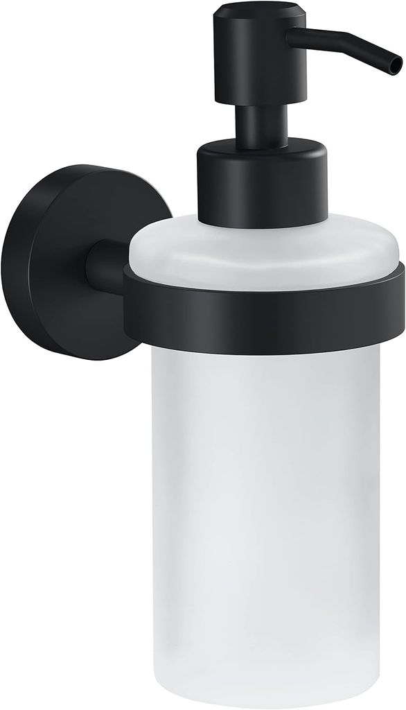 tesa MOON BLACK 40565-00000-00 Seifenspender 200 ml Schwarz Immagine del prodotto 