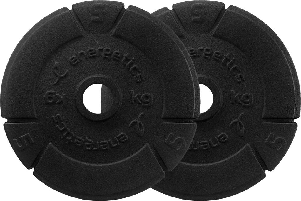 ENERGETICS Żeliwna płyta obciążająca light BLACK 2X125 Zdjęcie produktu