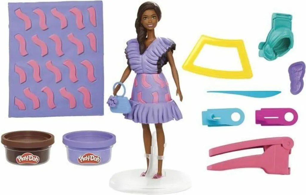 Pâte à modeler Play-Doh Barbie kit de création argile multicolore