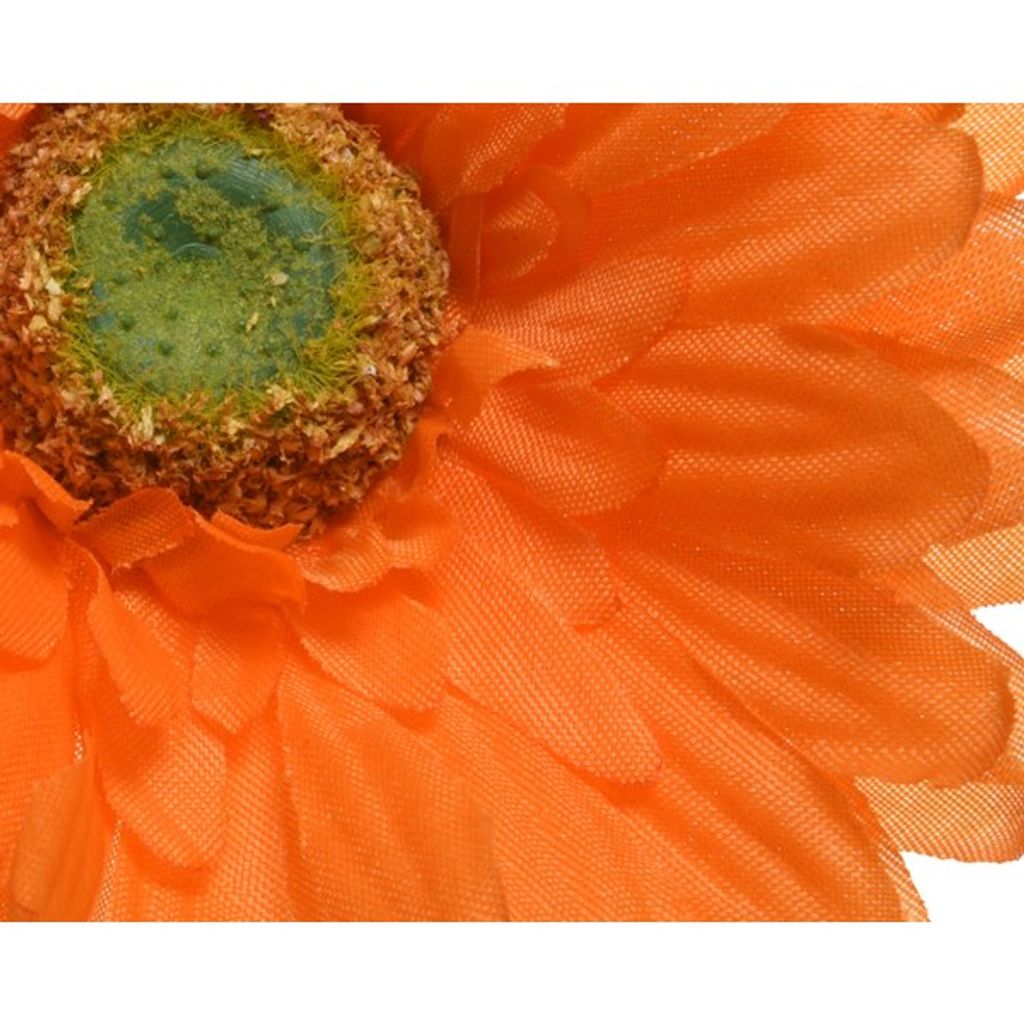 Kunstblumen Gerbera 50cm orange, 1 Stück