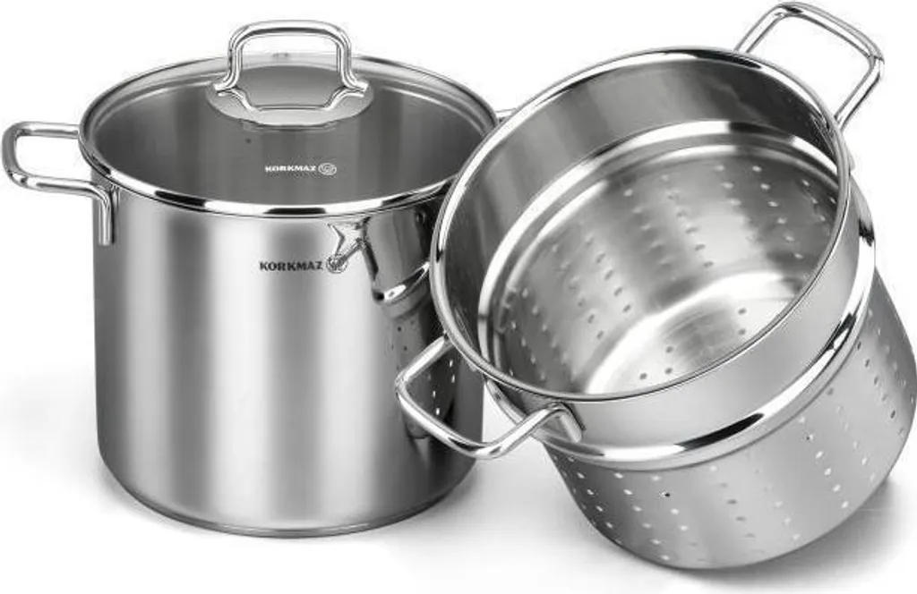 Set Pasta Korkmaz Perla A1523 - Ultimi Pezzi - Acciaio Induzione - 1