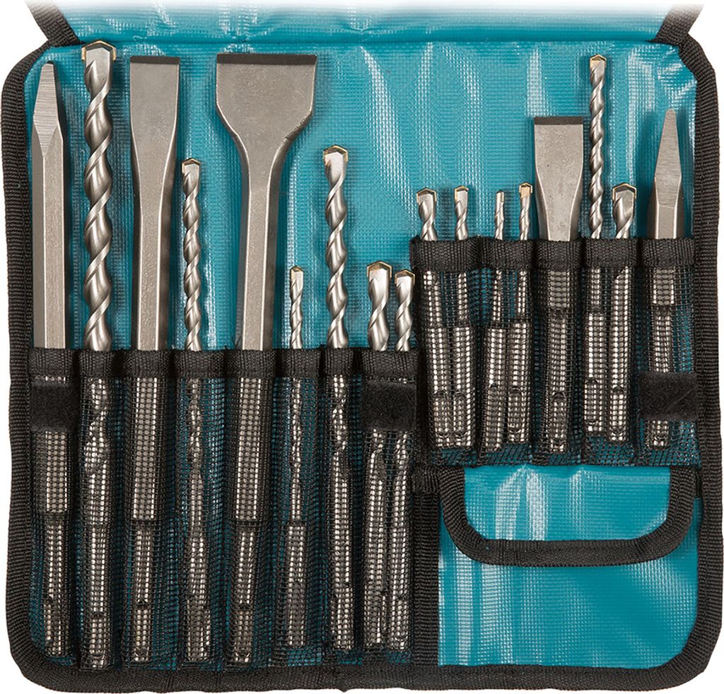 Set di punte e scalpelli Makita SDS-PLUS in borsa Immagine del prodotto 