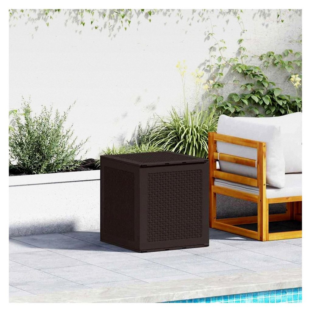 Moderne Gartenlagerbox | Polypropylen | Wetterfest | Terrasse & Garten