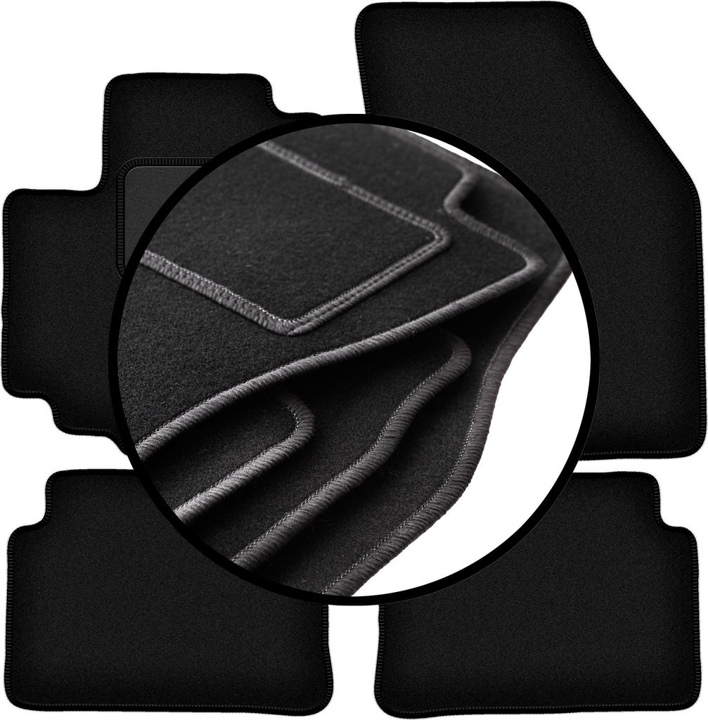 Komplettset Veloursmatten für: Suzuki Alto VIII Fließheck (2009-2015)