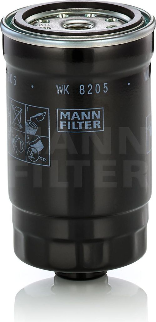 Kraftstofffilter MANN-FILTER WK 8205 für HYUNDAI i10 (PA) Anschraubfilter