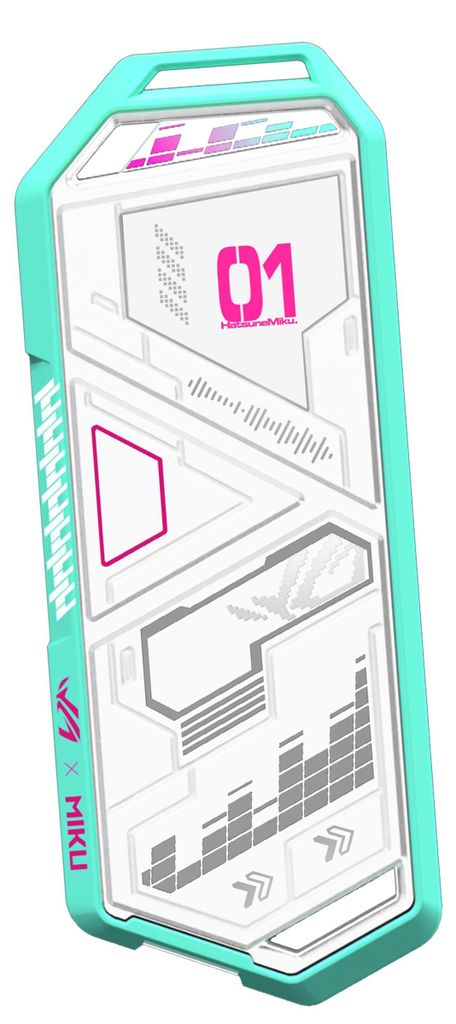 ASUS ROG STRIX ARION HATSUNE MIKU Edition, Laufwerksgehäuse Produktbild 