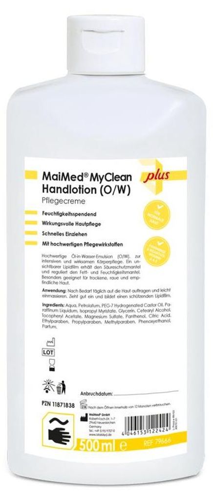 MaiMed MyClean Handlotion | gebrauchsfertig | 18 x 500 ml