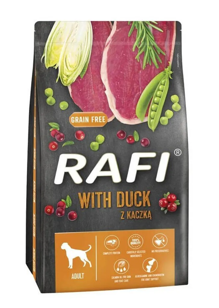 RAFI cibo secco per cani con anatra 10 kg DOLINA NOTECI