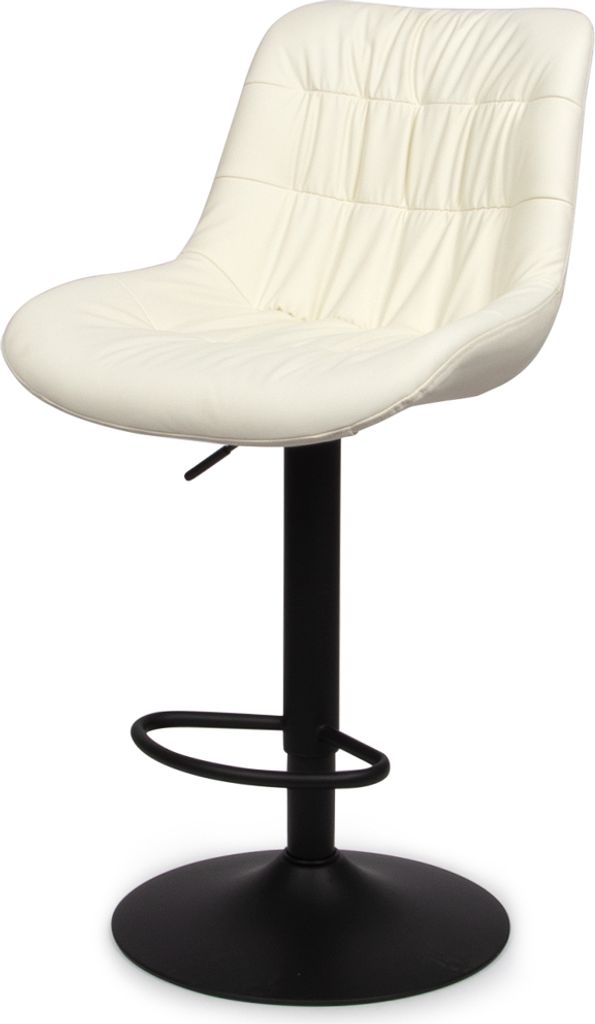 Milton & Oldbrook Barhocker Beja Weiß