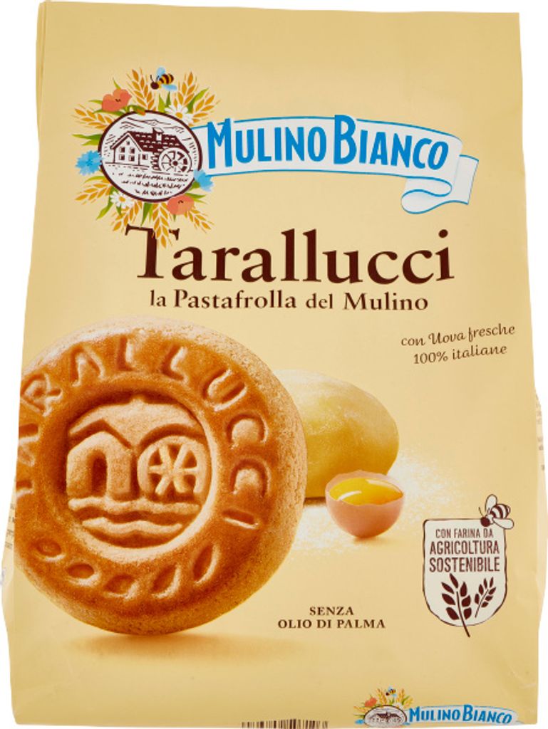 Mulino Bianco Tarallucci - Mürbekekse mit frischen Eiern - Produktbild 