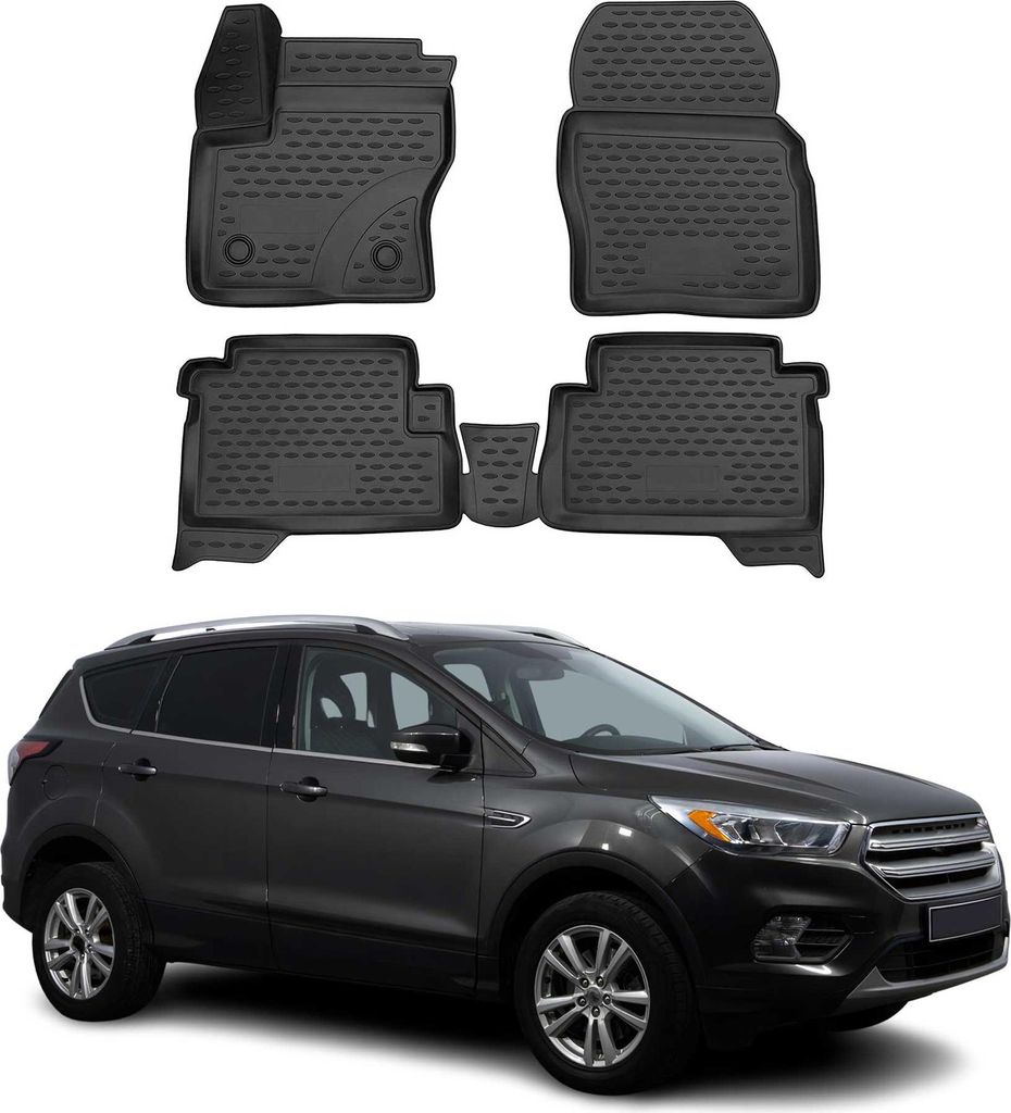 OMAC Tapis de sol pour Ford Kuga 2013-2019 en caoutchouc Image du produit 