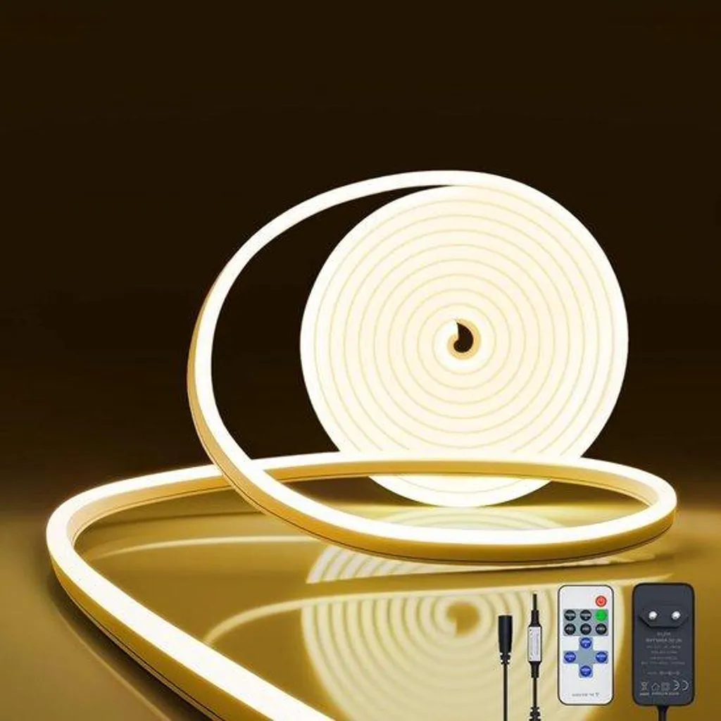 Éclairage néon LED flexible 2m pour décoration intérieure et jardin étanche