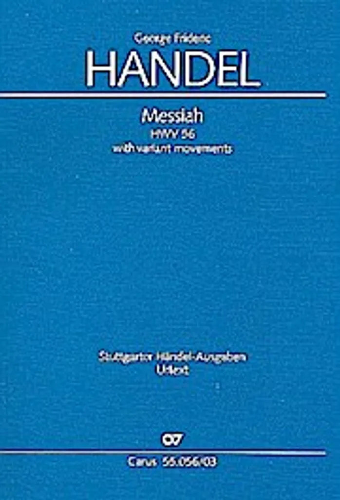 Partition chorale Messiah Haendel HWV 56 texte anglais lisible - 2