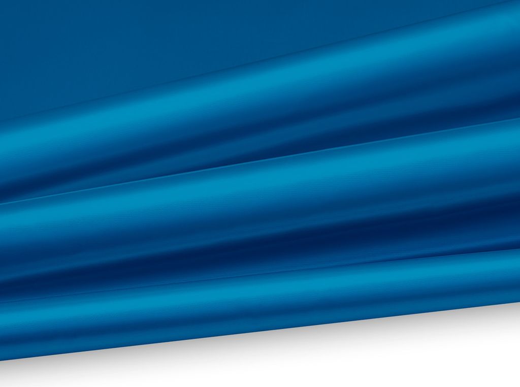 Leichte PVC Plane B1 für Sonnenschutz 480g/m² Breite 180cm Farbe Blau 001