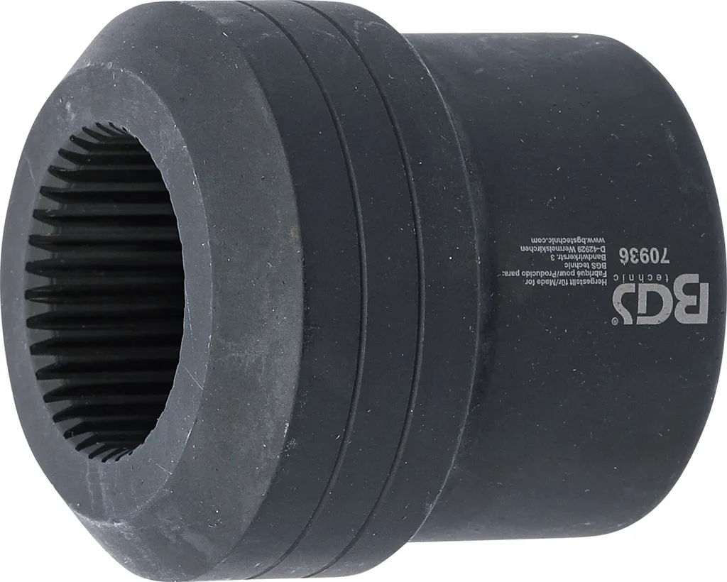 BGS chiave speciale a bussola multidentata a comando quadrato 12,5 mm (1/2") per semiasse posteriore per BMW - 70936