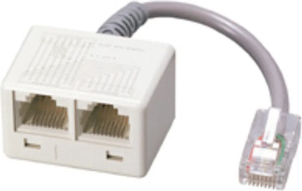 Solution Double Prise RJ45 BTR NETCOM pour Manque de Ports LAN - 2
