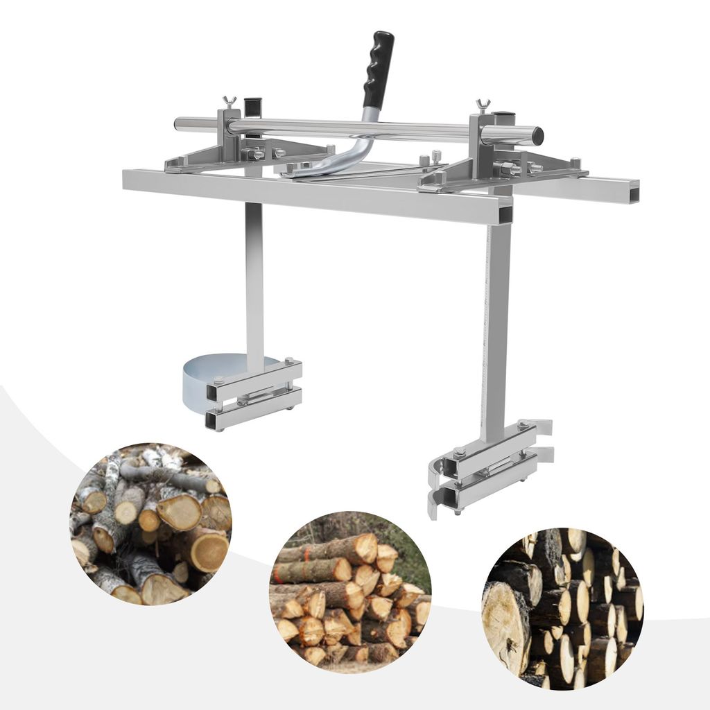 Kettensägenmühle Tragbare Chainsaw Mill 14"-36" Planking Lumber Cutting Bar Aluminium Stahl Mig Schweißen Sägewerk Stahlschweißmühle klein Ho...