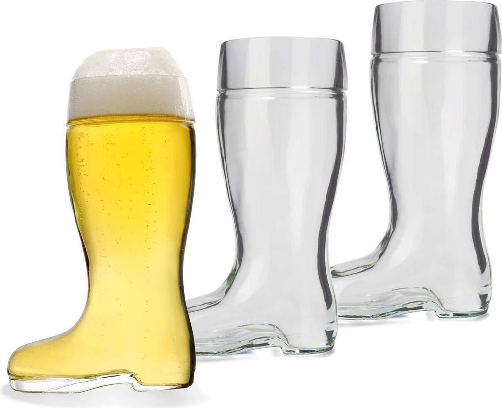 Stölzle Oberglas Stiefel Bierglas 0,25 l 3er Set Produktbild 