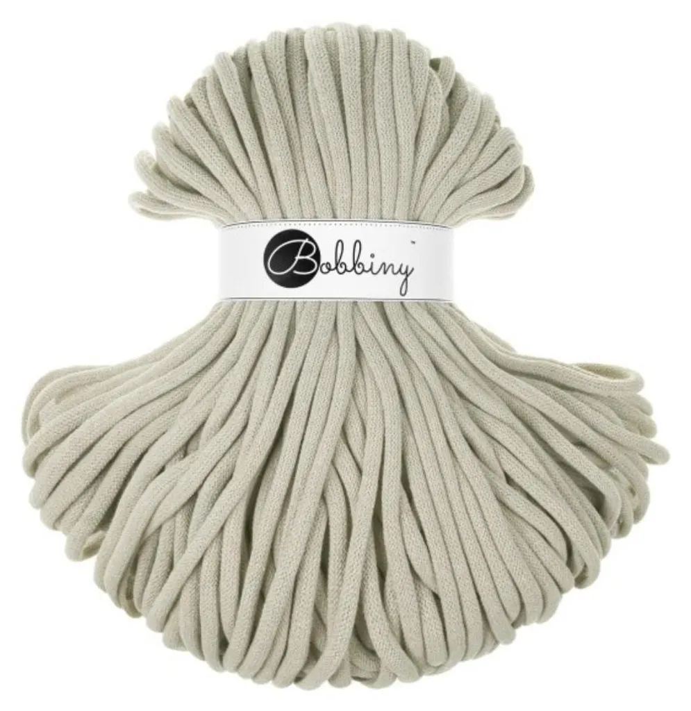 Cordon macramé 9 mm Jumbo 100 m pour créer des tapis et paniers crochet