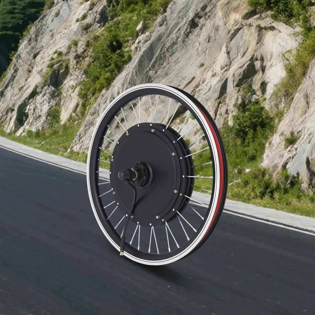 Roue de Vélo Électrique 1000W - Kit de Conversion Complet avec Sacoche - 4