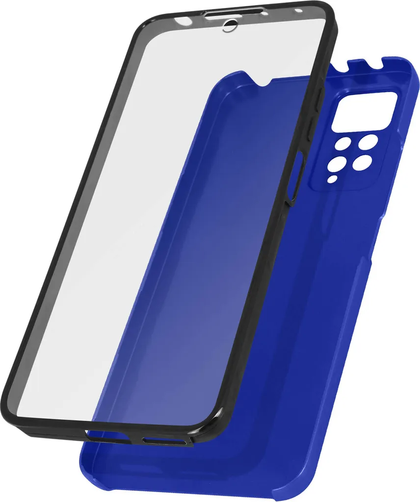 Custodia 360 Blu per Xiaomi Redmi Note 11/11s | Protezione Totale