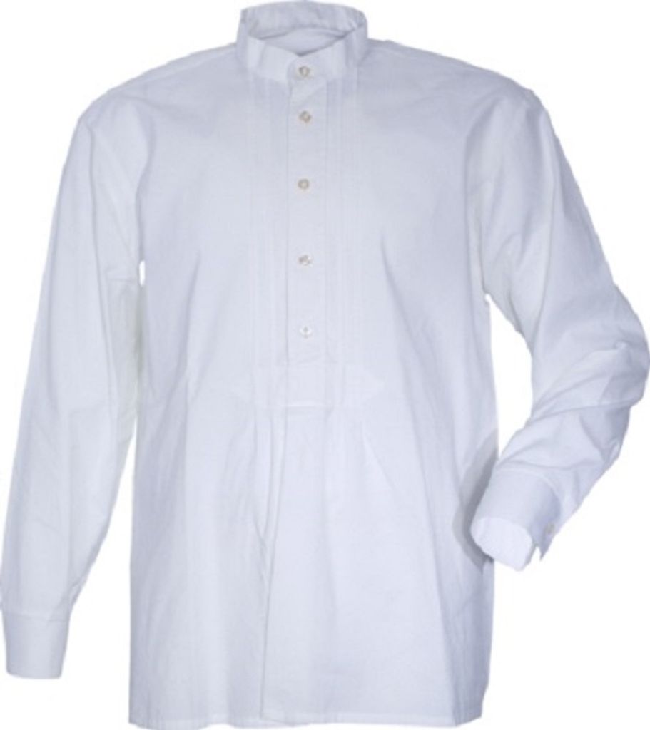 JOB Zunfthemd Zunftstaude Hemd Staude Langarm Dachdecker Zimmerer weiß Größe XL