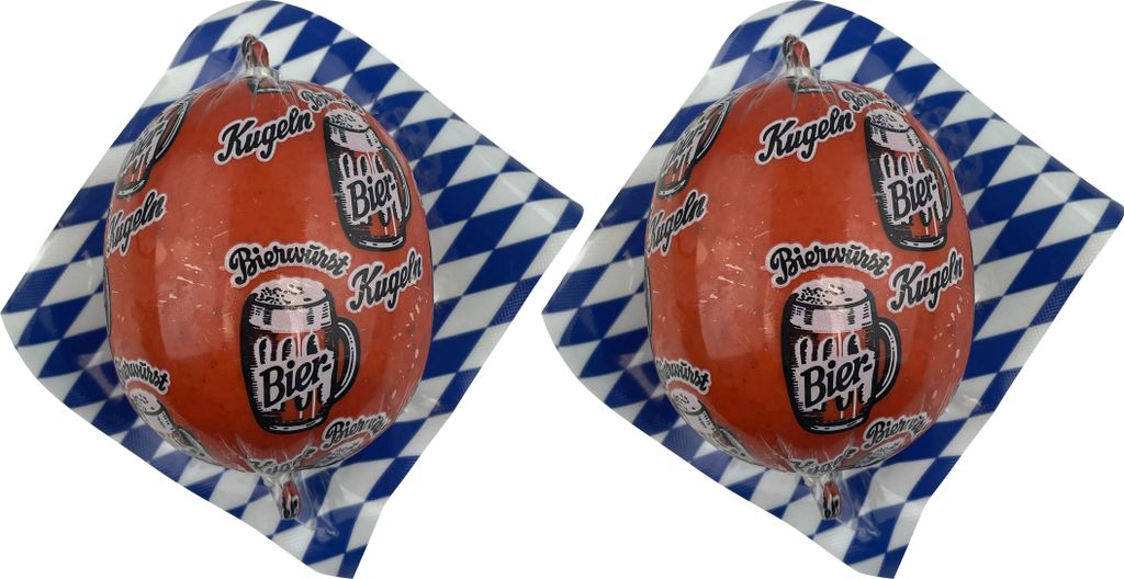 Food-United Bierkugel 2x 400g Brühwurst aus Bayern von Produktbild 