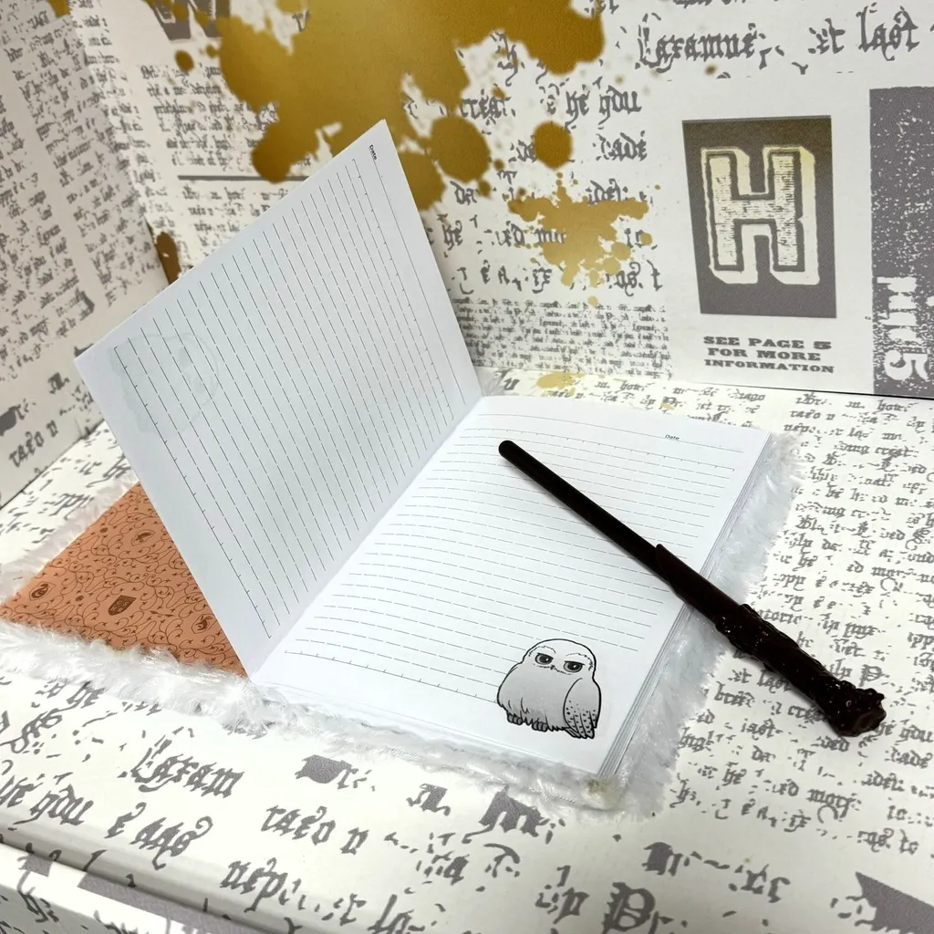 Set de Papeterie Hedwig avec Carnet de Notes Premium et Stylo Chic - 9