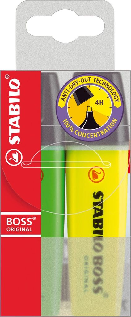 STABILO BOSS ORIGINAL 2er Etui