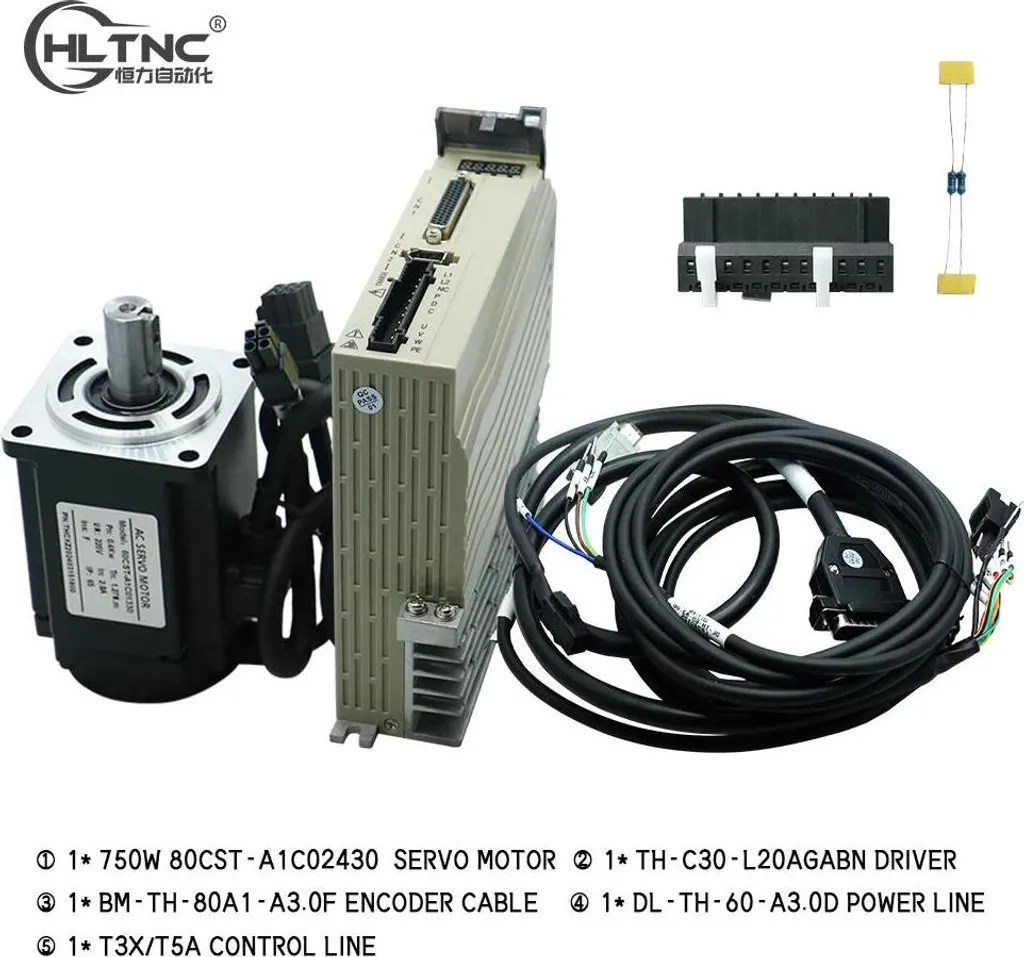 Servomoteur AC 750W idéal pour machine CNC et robotique de précision