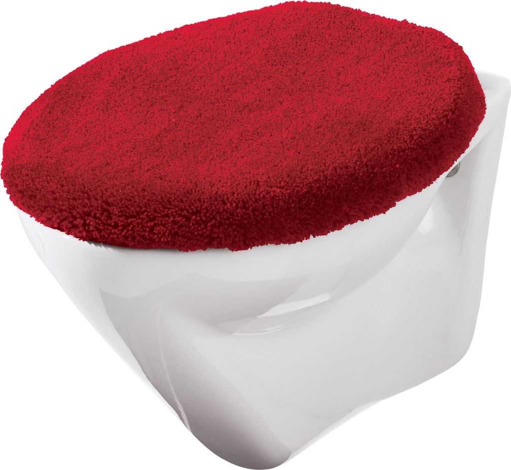 Erwin Müller WC-Deckelbezug Mykonos" rot 47x50 cm" Produktbild 