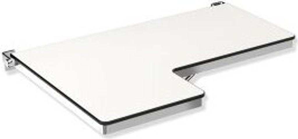 HEWI 900.51.20940 Duschklappsitz, L-förmig (USA), re,